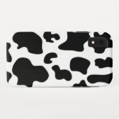 Schwarz-Weiß-Kuh Case-Mate iPhone Hülle (Rückseite (Horizontal))