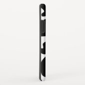 Schwarz-Weiß-Kuh Case-Mate iPhone Hülle (Hinten/Rechts)
