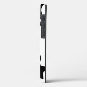 Schwarz-Weiß-Kuh Case-Mate iPhone Hülle (Rückseite / Links)