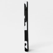 Schwarz-Weiß-Kuh Case-Mate iPhone Hülle (Hinten/Links)