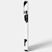 Schwarz-Weiß-Kuh Case-Mate iPhone Hülle (Rückseite / Links)