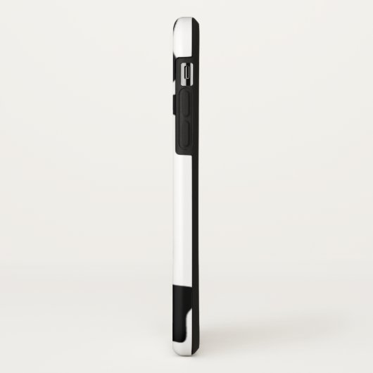 Schwarz-Weiß-Kuh Case-Mate iPhone Hülle (Hinten/Links)