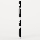 Schwarz-Weiß-Kuh Case-Mate iPhone Hülle (Hinten/Rechts)