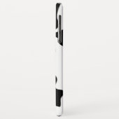 Schwarz-Weiß-Kuh Case-Mate iPhone Hülle (Hinten/Links)
