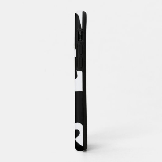 Schwarz-Weiß-Kuh Case-Mate iPhone Hülle (Hinten/Links)