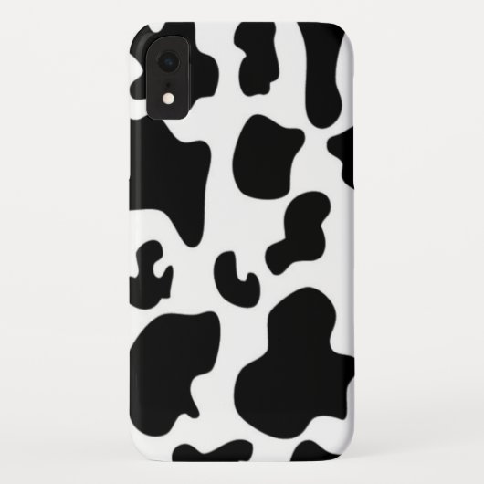 Schwarz-Weiß-Kuh Case-Mate iPhone Hülle (Rückseite)