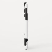 Schwarz-Weiß-Kuh Case-Mate iPhone Hülle (Hinten/Links)