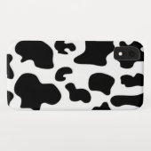 Schwarz-Weiß-Kuh Case-Mate iPhone Hülle (Rückseite (Horizontal))