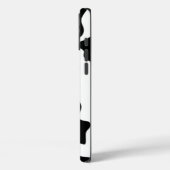Schwarz-Weiß-Kuh Case-Mate iPhone Hülle (Rückseite / Links)