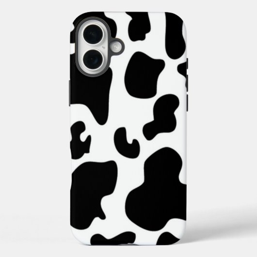 Schwarz-Weiß-Kuh Case-Mate iPhone Hülle (Rückseite)