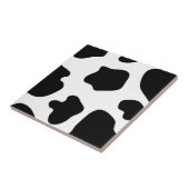 Schwarz-Weiß-Kuh-Flecken, benutzerdefiniertes Quad Fliese (Seite)