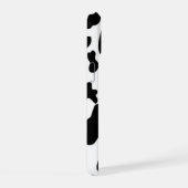 Schwarz-Weiß-Kuh iPhone 15 Hülle (Rechte Seite)