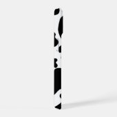 Schwarz-Weiß-Kuh iPhone 15 Hülle (Rechte Seite)