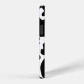 Schwarz-Weiß-Kuh iPhone Hülle (Rechte Seite)