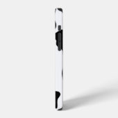 Schwarz-Weiß-Kuh iPhone Hülle (Linke Seite)