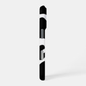 Schwarz-Weiß-Kuh iPhone Hülle (Rechte Seite)