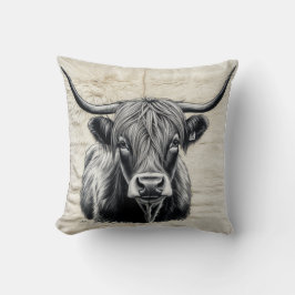 Schwarz-Weiß Kuh Kilim Kilim Kissen für ein gemütl