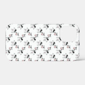 Schwarz-Weiß-Kuh-Muster. Case-Mate iPhone Hülle (Rückseite (Horizontal))