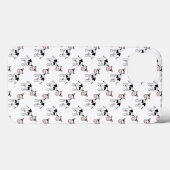 Schwarz-Weiß-Kuh-Muster. Case-Mate iPhone Hülle (Rückseite (Horizontal))