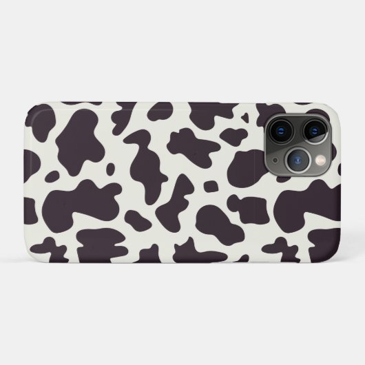 Schwarz-Weiß-Kuh-Muster Print Case-Mate iPhone Hülle (Rückseite (Horizontal))