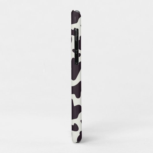 Schwarz-Weiß-Kuh-Muster Print Case-Mate iPhone Hülle (Hinten/Links)