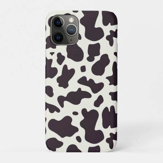 Schwarz-Weiß-Kuh-Muster Print Case-Mate iPhone Hülle (Rückseite)