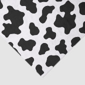 Schwarz-Weiß-Kuh Seidenpapier (Ausschnitt)