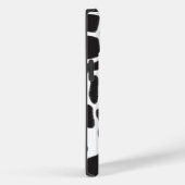 Schwarz-Weiß-Kuh-Spot Tiermuster Monogramm Case-Mate iPhone Hülle (Rückseite / Rechts)