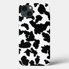 Schwarz-Weiß-Kuh verborgen Fell Case-Mate iPhone Hülle