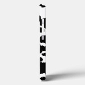 Schwarz-Weiß-Kuh verborgen Fell Case-Mate iPhone Hülle (Rückseite / Links)