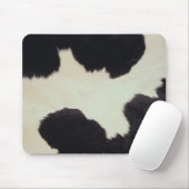 Schwarz-Weiß-Kuh versteckt Mousepad (Mit Mouse)