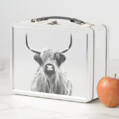 Schwarz-Weiß-Kühe Metall Brotdose (Beispiel)