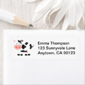 Schwarz-Weiß-Kuhetiketten (Insitu)