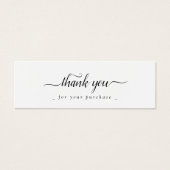 Schwarz-Weiß | Kundenlogo Vielen Dank (Vorderseite)