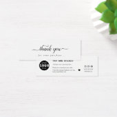 Schwarz-Weiß | Kundenlogo Vielen Dank (Schreibtisch)