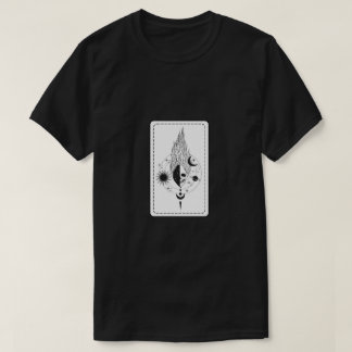 Schwarz-Weiß-Kunst T-Shirt
