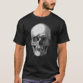 Schwarz-Weiß-Kunst T-Shirt (Vorderseite)