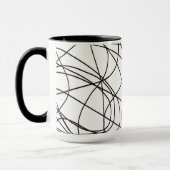Schwarz-Weiß-Kunst Tasse (Links)