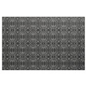 Schwarz-Weiß-Kunstwerk-Designmuster Stoff (Yard (91,4 cm))