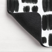 Schwarz-weiß lackierte Formen Mousepad (Ecke)