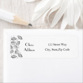 Schwarz-Weiß-Lampen mit blühenden Kronleuchtern Ei (Insitu)