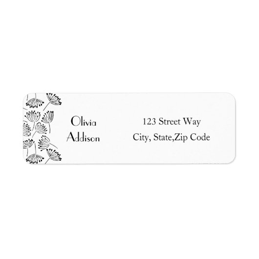 Schwarz-Weiß-Lampen mit blühenden Kronleuchtern Ei (Vorne)