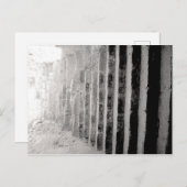 Schwarz-Weiß-Landschaft Fotografen Treppe Postkarte (Vorne/Hinten)