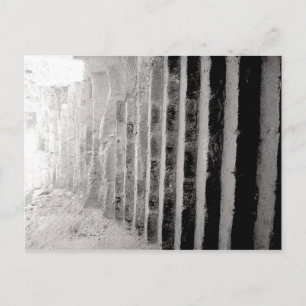 Schwarz-Weiß-Landschaft Fotografen Treppe Postkarte