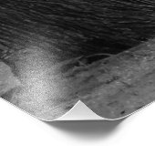 Schwarz-Weiß-Landschaft im Zentralpark Fotodruck (Ecke)