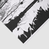 Schwarz-Weiß-Landschaft Seidenpapier (Ausschnitt)