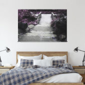 Schwarz-Weiß-Landschaftsbrücke Foto Leinwanddruck (Insitu (Schlafzimmer))