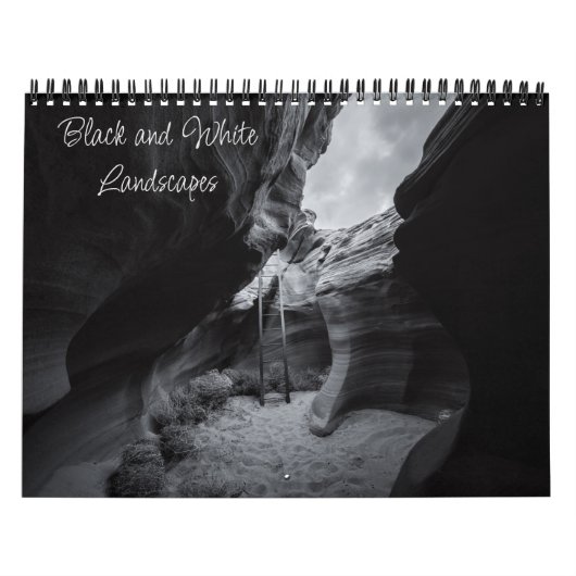 Schwarz-Weiß-Landschaftsfotografie Kalender (Titelbild)