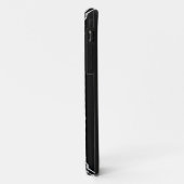 Schwarz-Weiß-Leder und Lace Case-Mate iPhone Hülle (Hinten/Links)