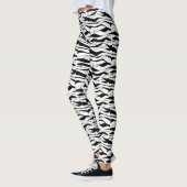 Schwarz/Weiß Leggings (Links)